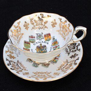 Canada Coat of Arms - Tea Cup and Saucer